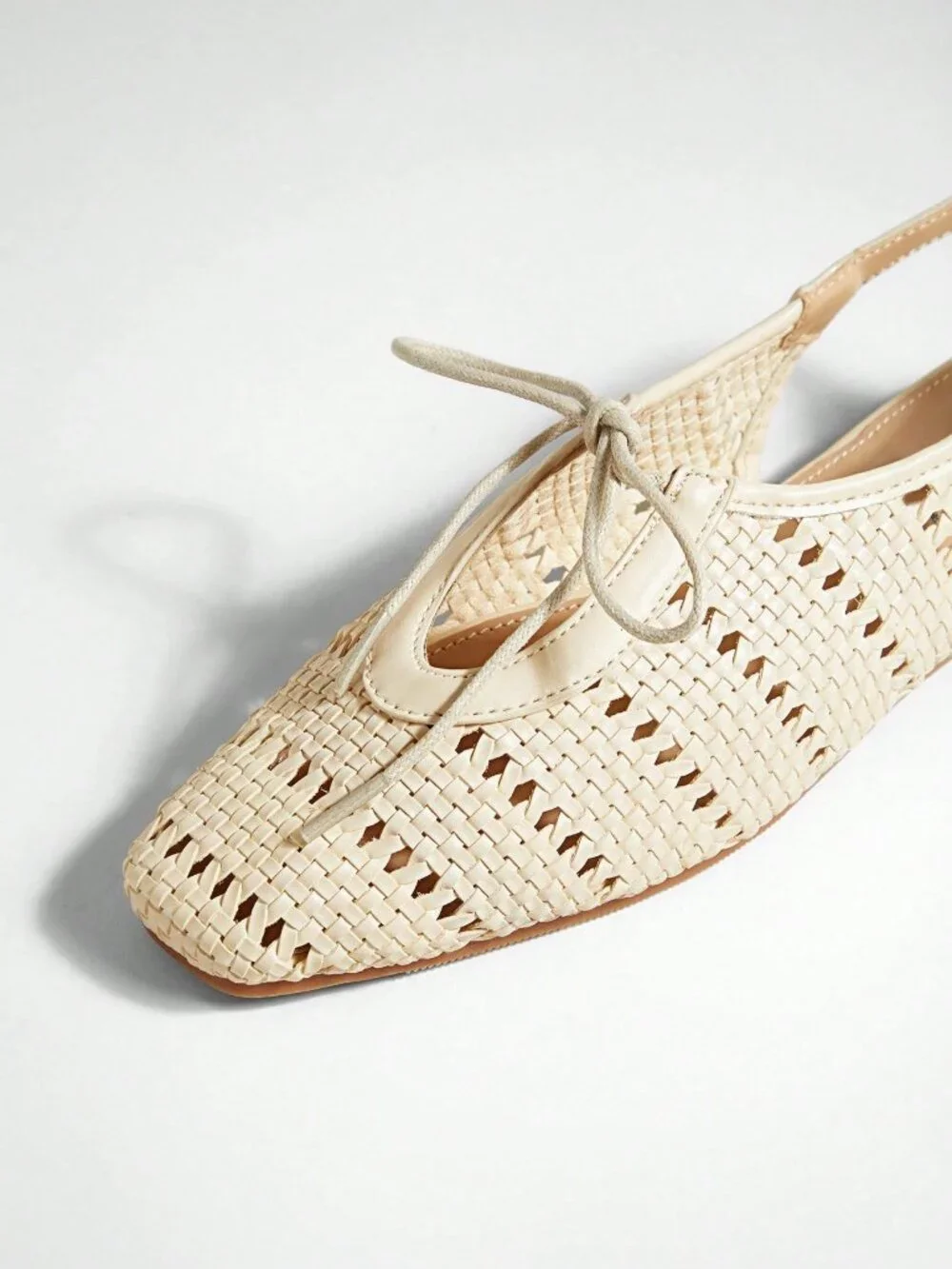 Beige Trendy Casual Women's Hollow Flat Shoes